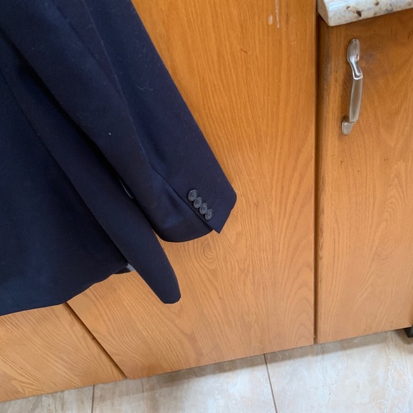 Custom Navy Tailored Suit Waist Sz 28 Homecoming - Picture 4 of 8